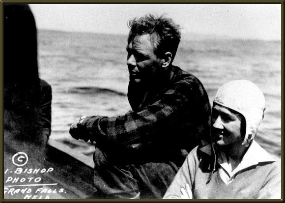 [Charles and Anne Lindbergh at Botwood in1933]